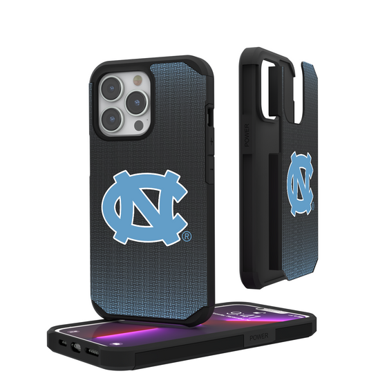 North Carolina Tar Heels Linen Rugged Phone Case-0