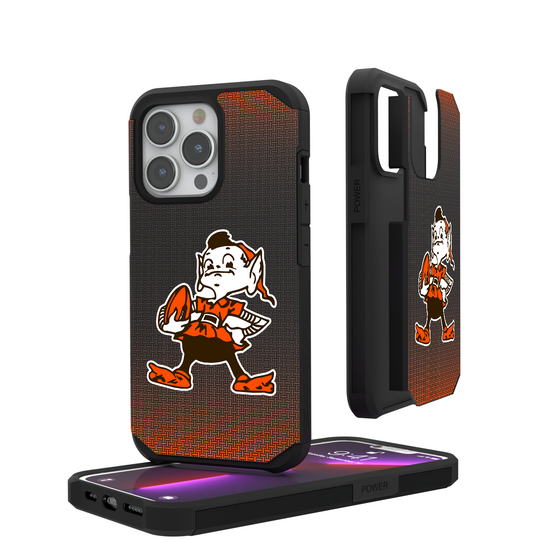 Cleveland Browns Historic Collection Linen Rugged Phone Case-0