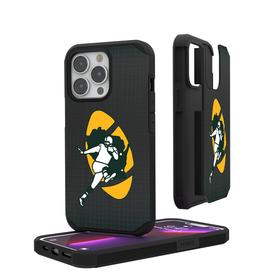 Green Bay Packers Historic Collection Linen Rugged Phone Case-0