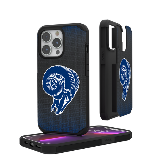 Los Angeles Rams Historic Collection Linen Rugged Phone Case-0