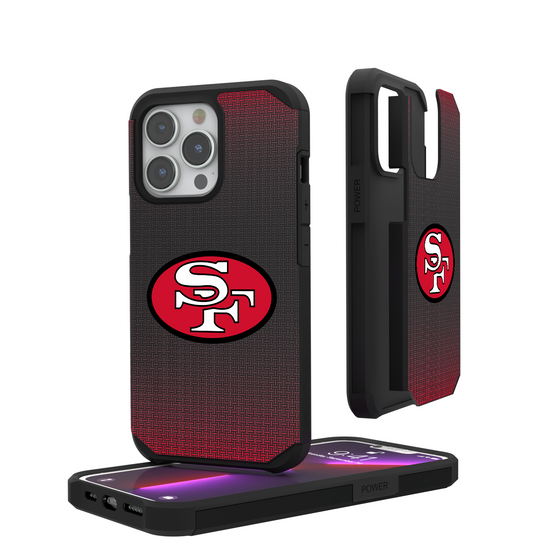 San Francisco 49ers Historic Collection Linen Rugged Phone Case-0