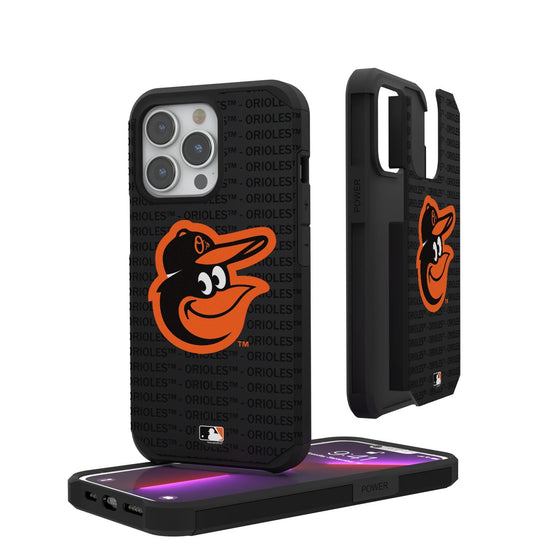 Baltimore Orioles Blackletter Rugged Case - 757 Sports Collectibles