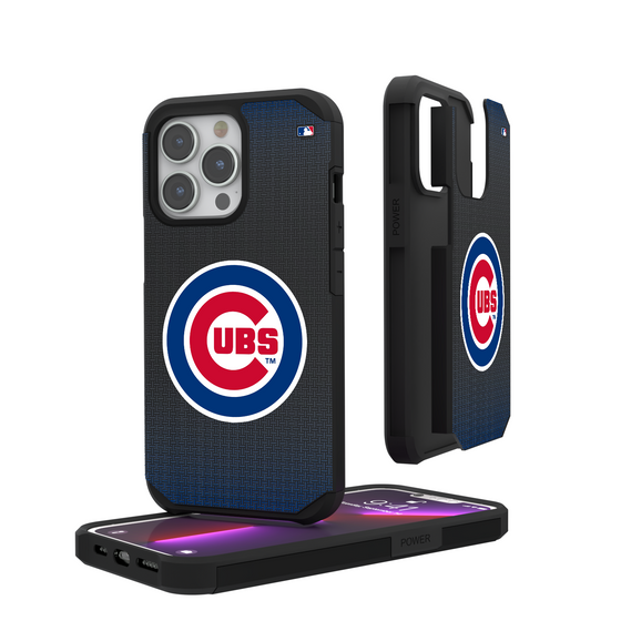 Chicago Cubs Linen Rugged Phone Case-0