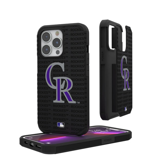 Colorado Rockies Blackletter Rugged Case - 757 Sports Collectibles