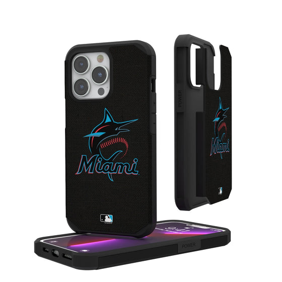 Miami Marlins Solid Rugged Case - 757 Sports Collectibles
