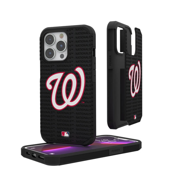 Washington Nationals Blackletter Rugged Case - 757 Sports Collectibles