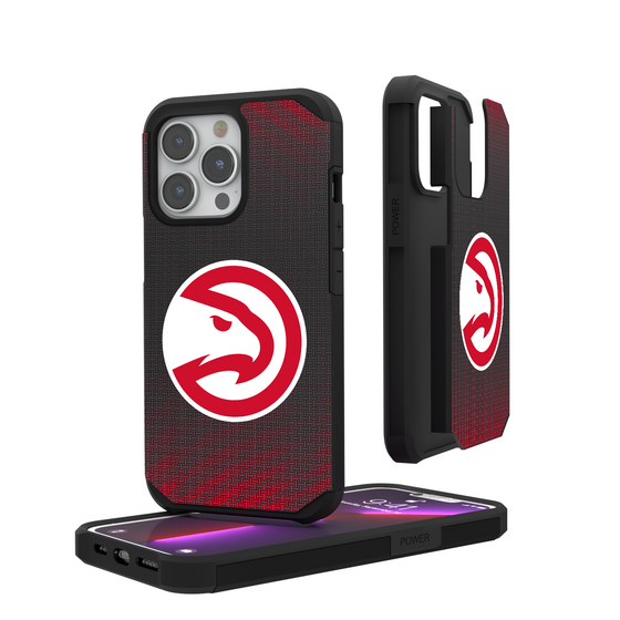 Atlanta Hawks Linen Rugged Phone Case-0