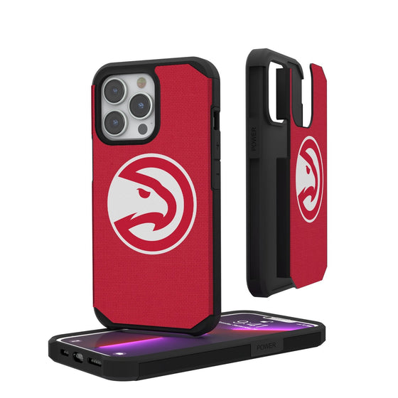 Atlanta Hawks Solid Rugged Case-0