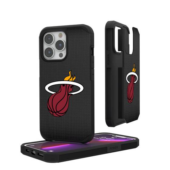 Miami Heat Linen Rugged Phone Case-0