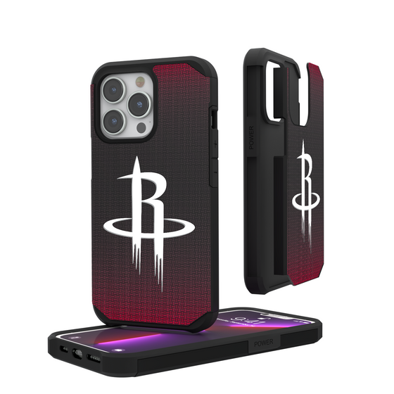 Houston Rockets Linen Rugged Phone Case-0