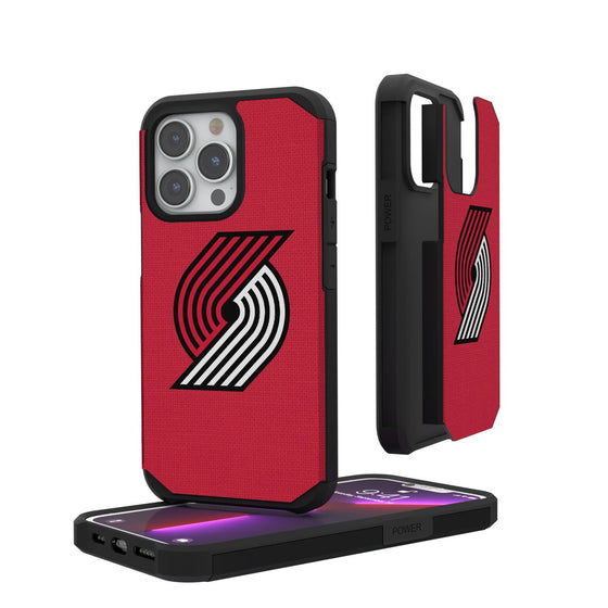 Portland Trail Blazers Solid Rugged Case-0