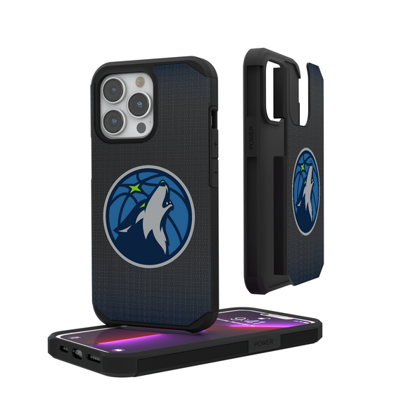 Minnesota Timberwolves Linen Rugged Phone Case-0