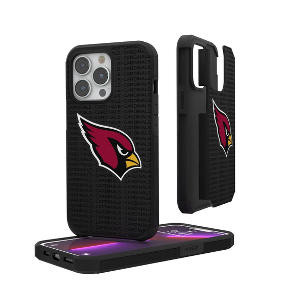 Arizona Cardinals Blackletter Rugged Case-0