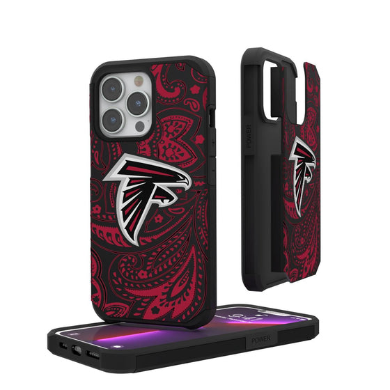 Atlanta Falcons Paisley Rugged Case-0