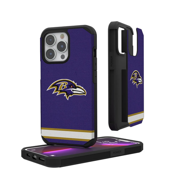 Baltimore Ravens Stripe Rugged Case - 757 Sports Collectibles