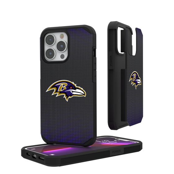 Baltimore Ravens Linen Rugged Phone Case-0