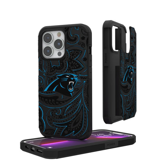 Carolina Panthers Paisley Rugged Case-0