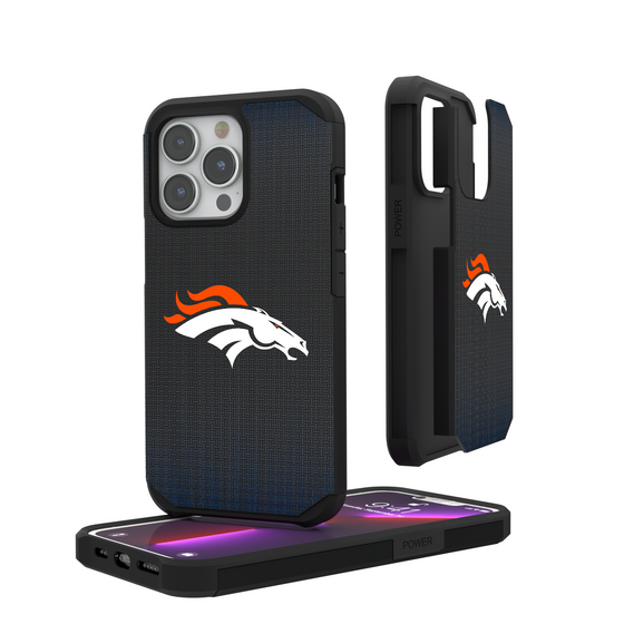 Denver Broncos Linen Rugged Phone Case-0