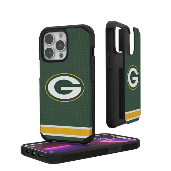 Green Bay Packers Stripe Rugged Case - 757 Sports Collectibles