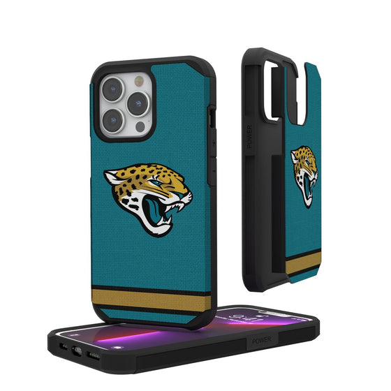 Jacksonville Jaguars Stripe Rugged Case - 757 Sports Collectibles