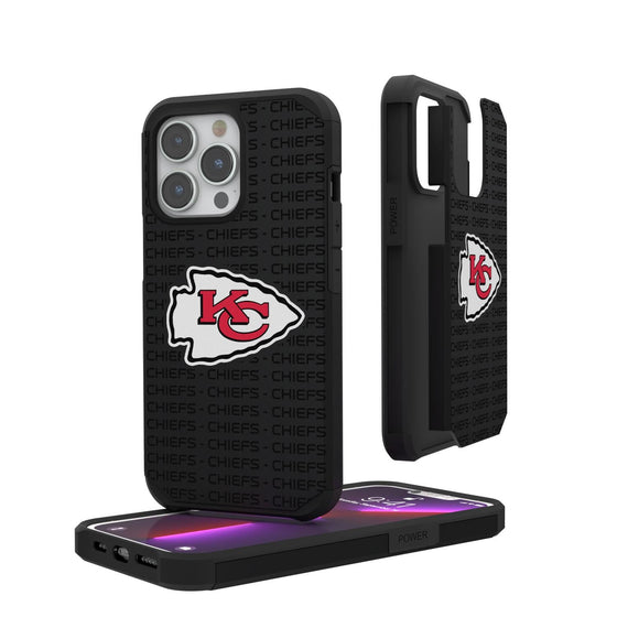 Kansas City Chiefs Blackletter Rugged Case-0