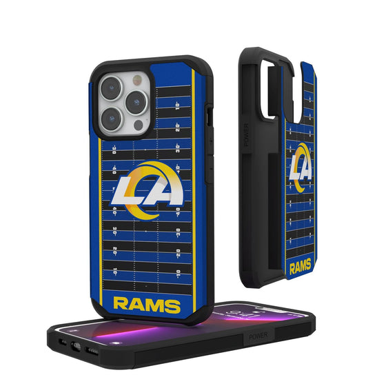 Los Angeles Rams Football Field Rugged Case-0