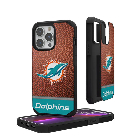 Miami Dolphins Football Wordmark Rugged Case-0