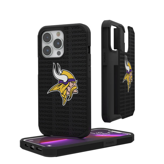 Minnesota Vikings Blackletter Rugged Case-0