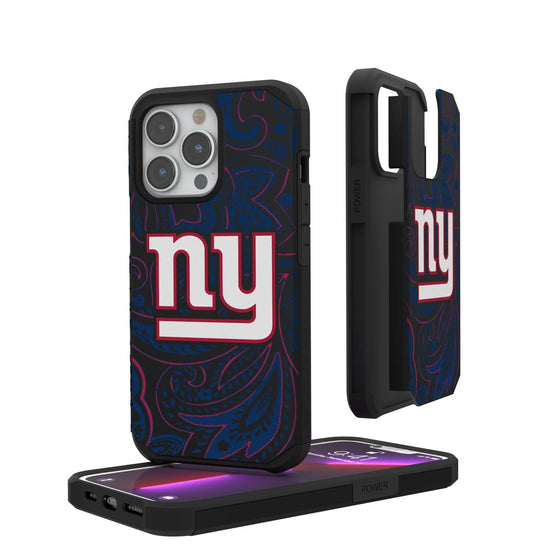 New York Giants Paisley Rugged Case-0