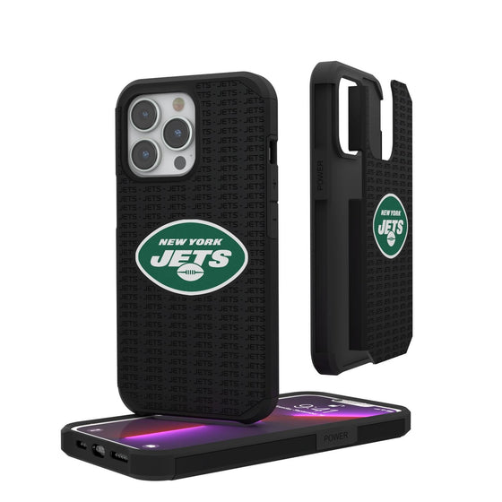 New York Jets Blackletter Rugged Case-0