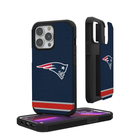 New England Patriots Stripe Rugged Case - 757 Sports Collectibles