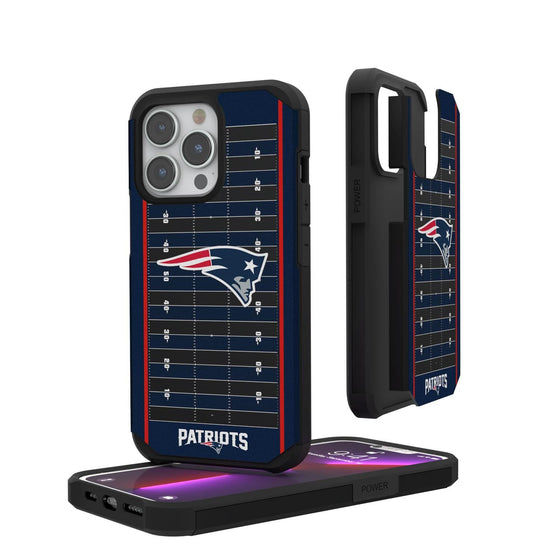 New England Patriots Football Field Rugged Case-0