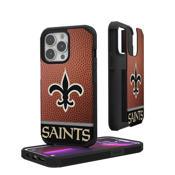New Orleans Saints Football Wordmark Rugged Case-0