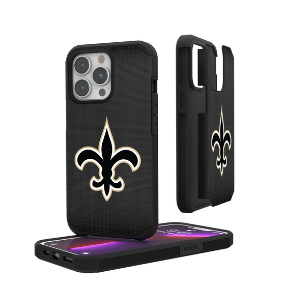 New Orleans Saints Linen Rugged Phone Case-0