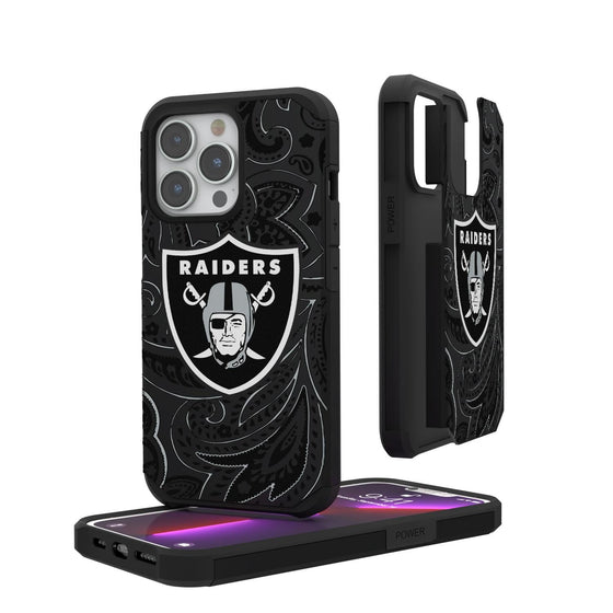 Las Vegas Raiders Paisley Rugged Case-0