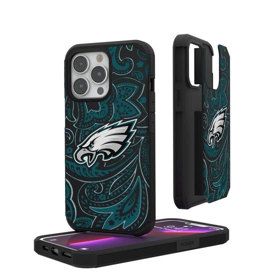 Philadelphia Eagles Paisley Rugged Case-0