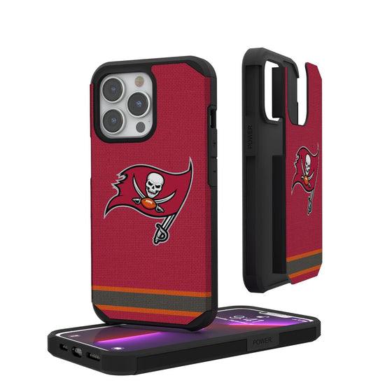 Tampa Bay Buccaneers Stripe Rugged Case - 757 Sports Collectibles