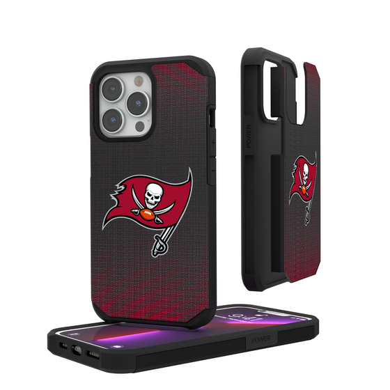 Tampa Bay Buccaneers Linen Rugged Phone Case-0