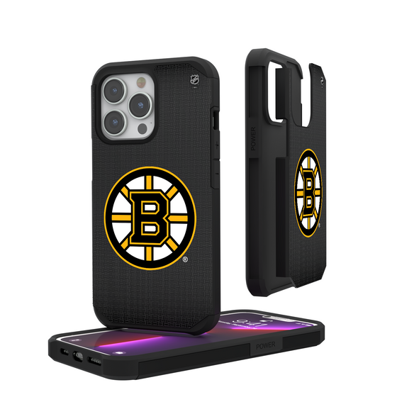 Boston Bruins Linen Rugged Phone Case-0