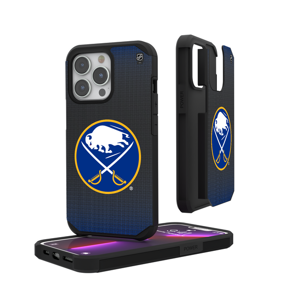 Buffalo Sabres Linen Rugged Phone Case-0