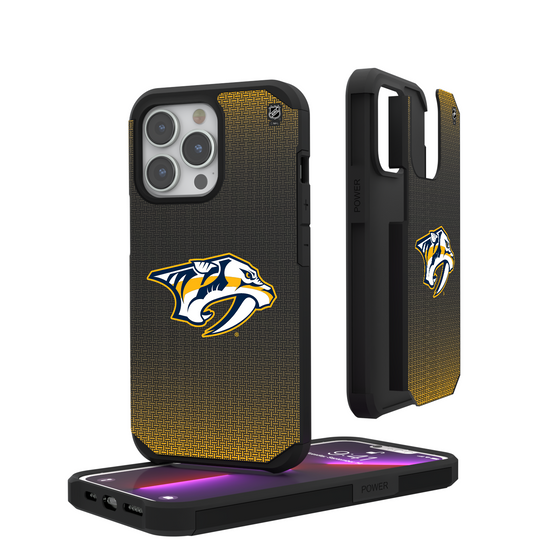 Nashville Predators Linen Rugged Phone Case-0