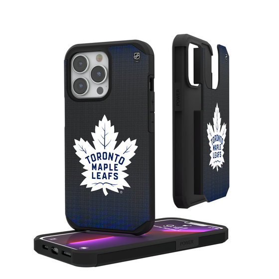 Toronto Maple Leafs Linen Rugged Phone Case-0