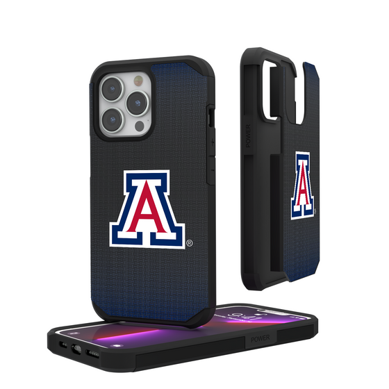 Arizona Wildcats Linen Rugged Phone Case-0