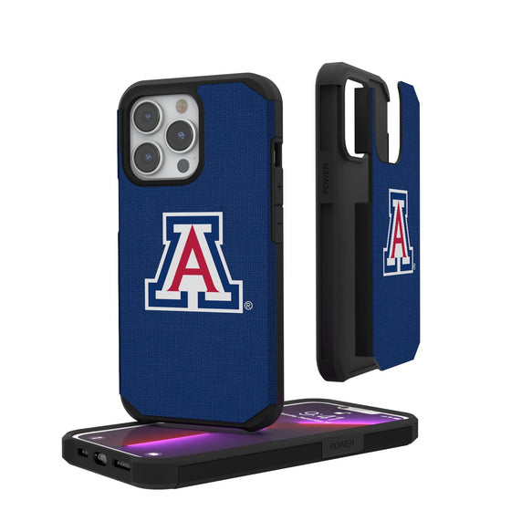 Arizona Wildcats Solid Rugged Case-0