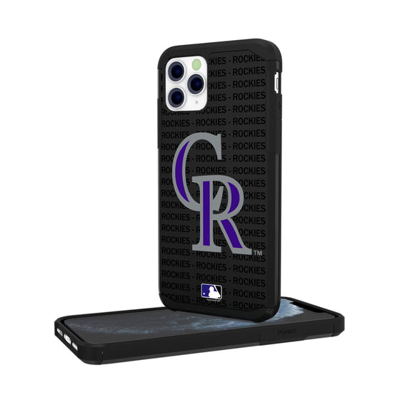 Colorado Rockies Blackletter Rugged Case - 757 Sports Collectibles