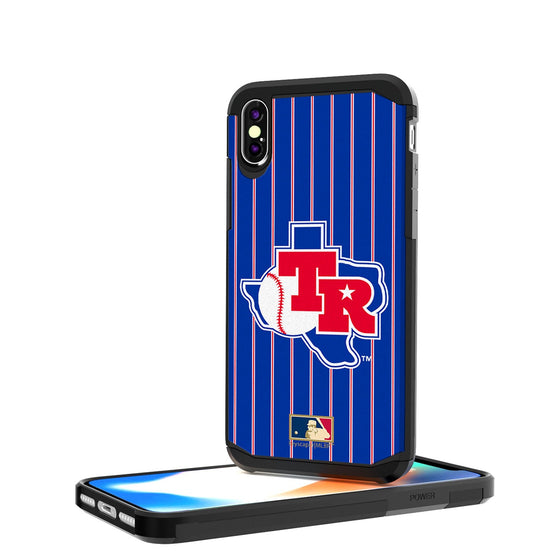 Texas Rangers 1981-1983 - Cooperstown Collection Pinstripe Rugged Case - 757 Sports Collectibles