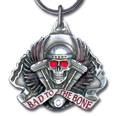 Key Ring - Bad To The Bone (SSKG) - 757 Sports Collectibles