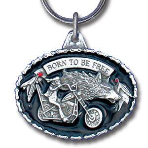 Key Ring - Born to be Free (SSKG) - 757 Sports Collectibles