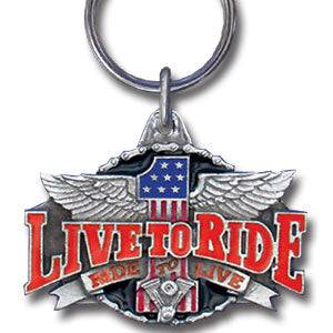 Key Ring - Live To Ride (SSKG) - 757 Sports Collectibles