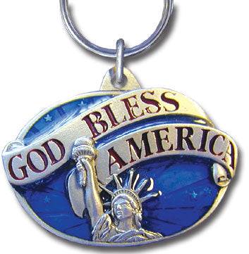 Key Ring - God Bless America (SSKG) - 757 Sports Collectibles